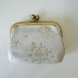 Vintage Coach x Disney Bambi Kiss-Lock Leather Coin Purse