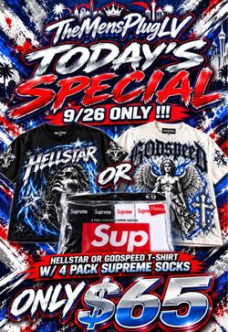 Tshirt and Sock Bundle Deal