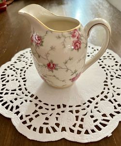 Vintage Schumann Azberg Bavaria "Briar Rose" Fine Porcelain  Creamer