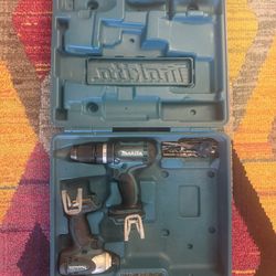 Makita Drill And Impact Driver With Case