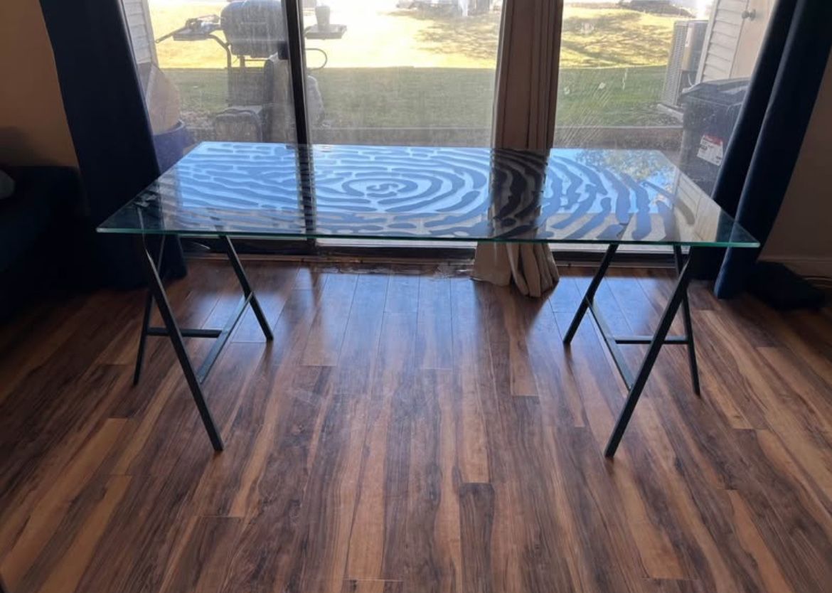 Printed Glass Table Top
