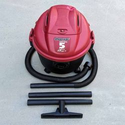 ShopVac 84M200 compact portable 5 Gal 2 HP lightweight wet & dry workshop canister vacuum cleaner