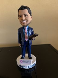 Coach Mike Letitia Bobble Head 2020 Tomahawks