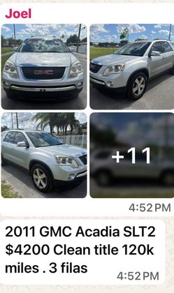 2011 GMC Acadia slt