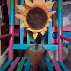 Vintage Singing Sunflower
