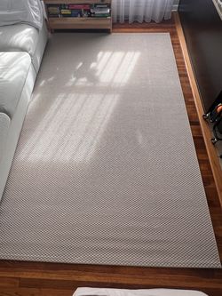 IKEA MORUM Rug – Beige – 6'7" × 9'10"