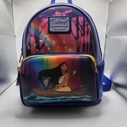 Loungefly Disney Pocahontas Just Around the River Bend Mini Backpack