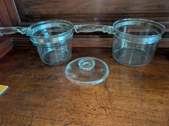 Vintage Pyrex 6283 Double Boiler e