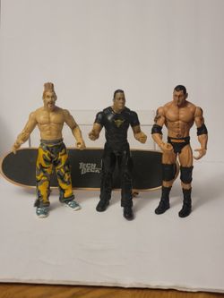 3 Wrestling Action Figures