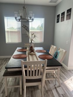 Farmhouse Table Solid Hardwood 