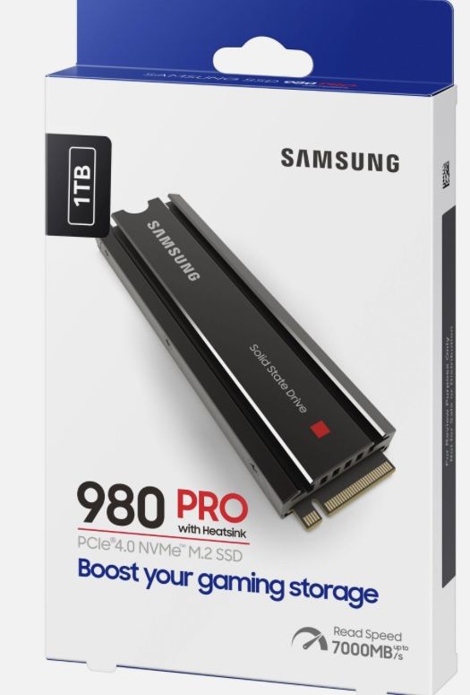 Samsung 980 PRO SSD 1TB with heatsink