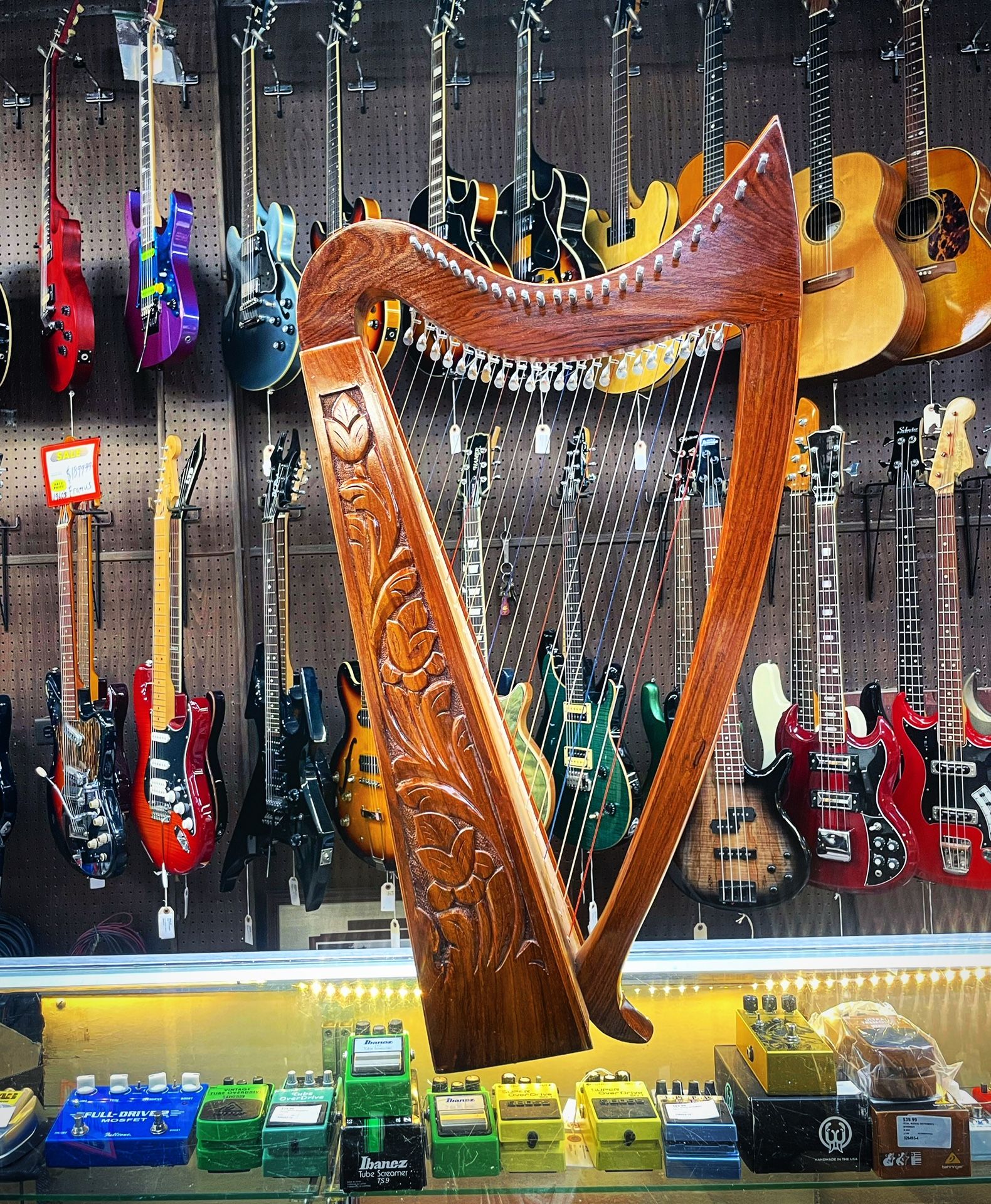 22 String Rosewood Harp