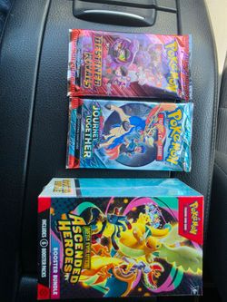 Pokemon ascended heroes box, destined rivals and journey together booster