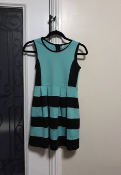 Blue stripe dress