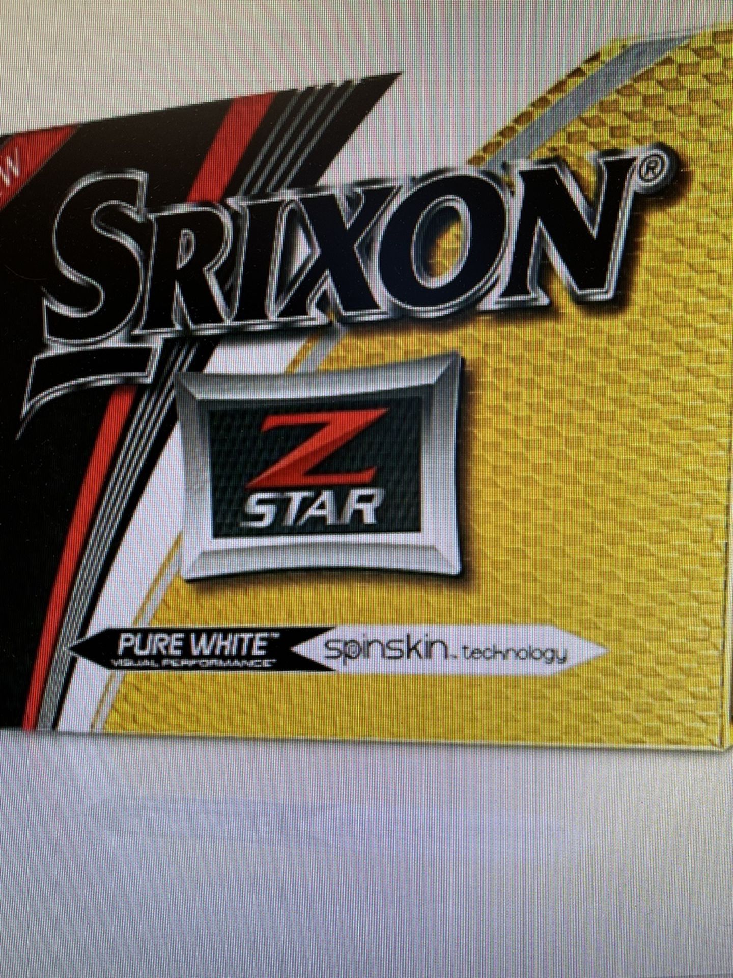 Srixon Z Star Golf Balls, Brand New