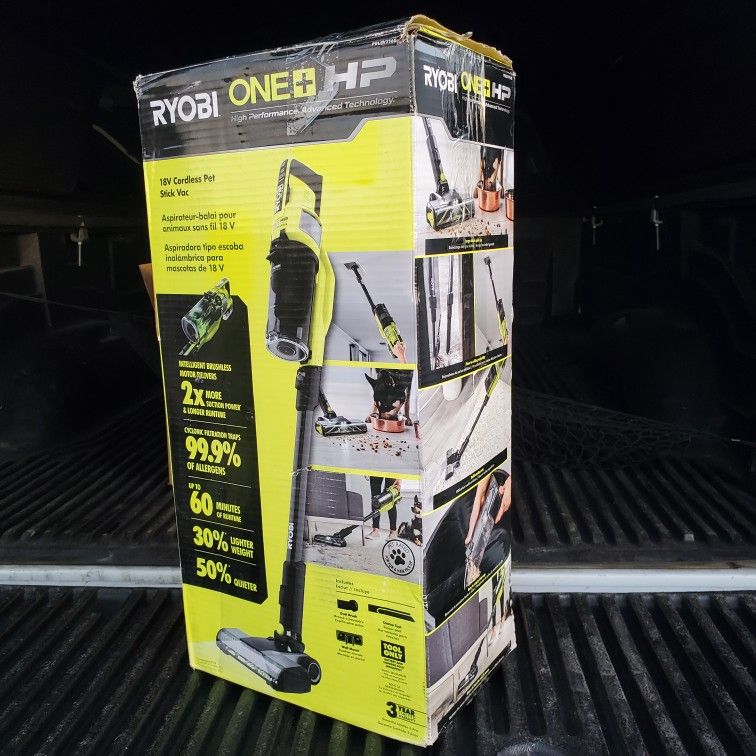 RYOBI
ONE+ HP 18V Brushless Cordless Pet Stick Vacuum Cleaner (Tool Only)