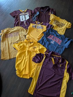 Arizona State & Arizona Wildcats Shirts Lot of 8