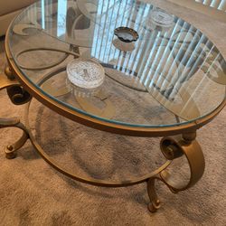 Glass Top Coffee Table