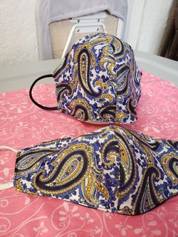 Facemask with filter pocket washable $5