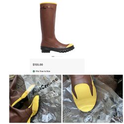 Lacrosse Rain boots Steel Toe Brand New Size 11