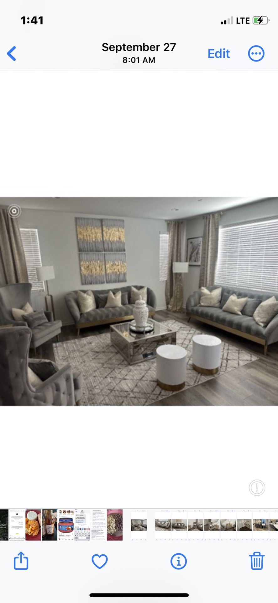 Complete Living Room With Curtains And Rug Like New,All Products : American Fashion Style Bags On Sale
