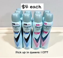 Degree deodorant spray  3.8oz -$4 each