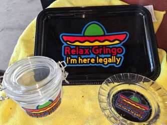 Rolling tray set