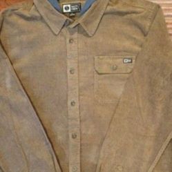 Salty Crew Mens Jacket/Shirt W/Hood Large $40