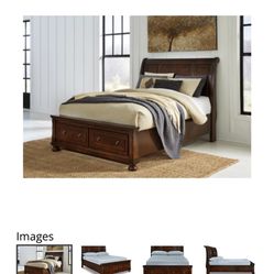 Cal King Bed Frame W Mattress 