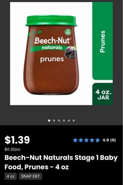 Beech nut baby food