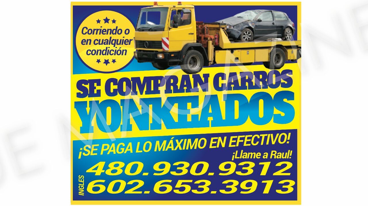 COMPRO CARROS YONKEADOS