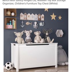 Brand New Wooden Toy Chest Unopened Box