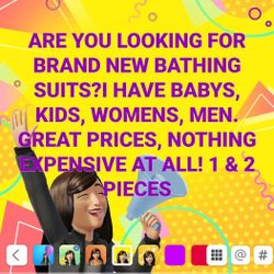 Brand New!  Bathing Suits! Are You OR Someone You Know Needing A New Bathing Suit? They Are Beautiful Bathing Suits 