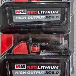 Milwaukee M18 6.0 High Output Batteries 🔋 