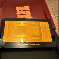 FIFA World Cup 2026 Hospitality Souvenir Ticket Collectibles