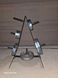 Weights Plates and stand rack