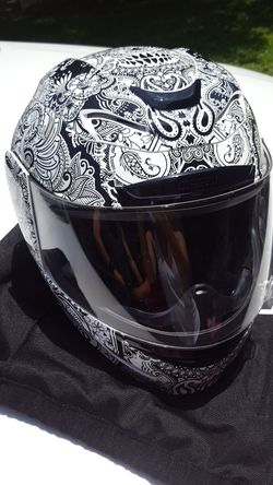 Icon motorcycle helmet