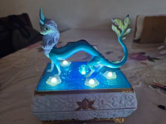 Used Disney's Raya and The Last Dragon Sisu Dragon Chest Jewelry Box