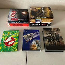 DVD Box Set Lot of 9 - Movies, TV miniseries, Classics, Action, Comedy