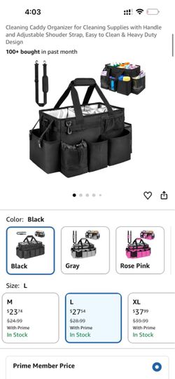 Cleaning Caddy Bag, Large Cleaning Bag