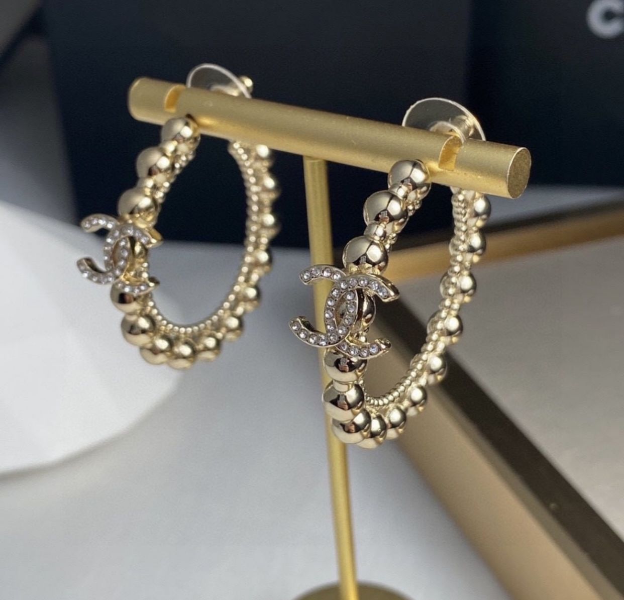 New Summer Gold C C Hoops
