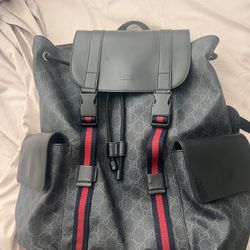 Gucci GG Supreme Backpack Black