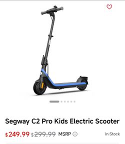 NINEBOT SEGWAY ESCOOTER $120