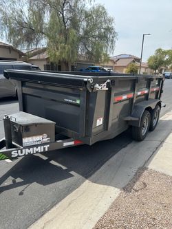 2025 summit dump trailer 6x12 10k