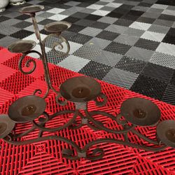 Wrought Iron Candelabras Candle Holders 