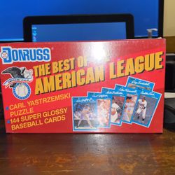 Donruss  American League Baseball Cards