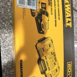 New Battery And Charger Kit Dewalt