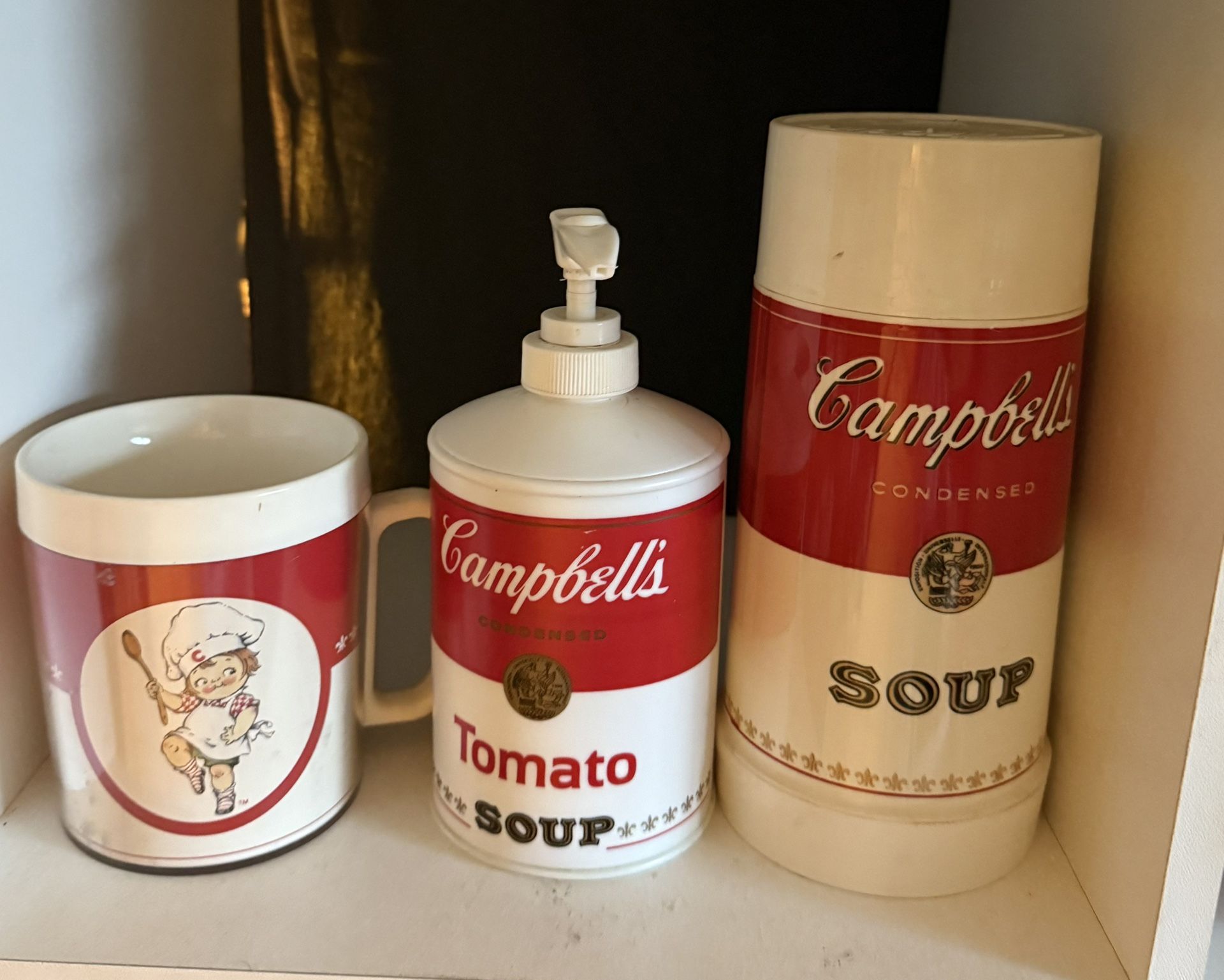 Going vintage Campbell soup trio set