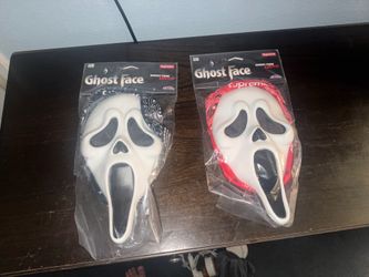 Black and red supreme scream mask