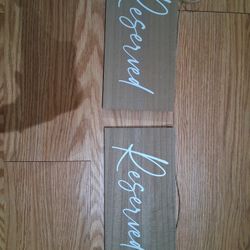 Reserved Signs